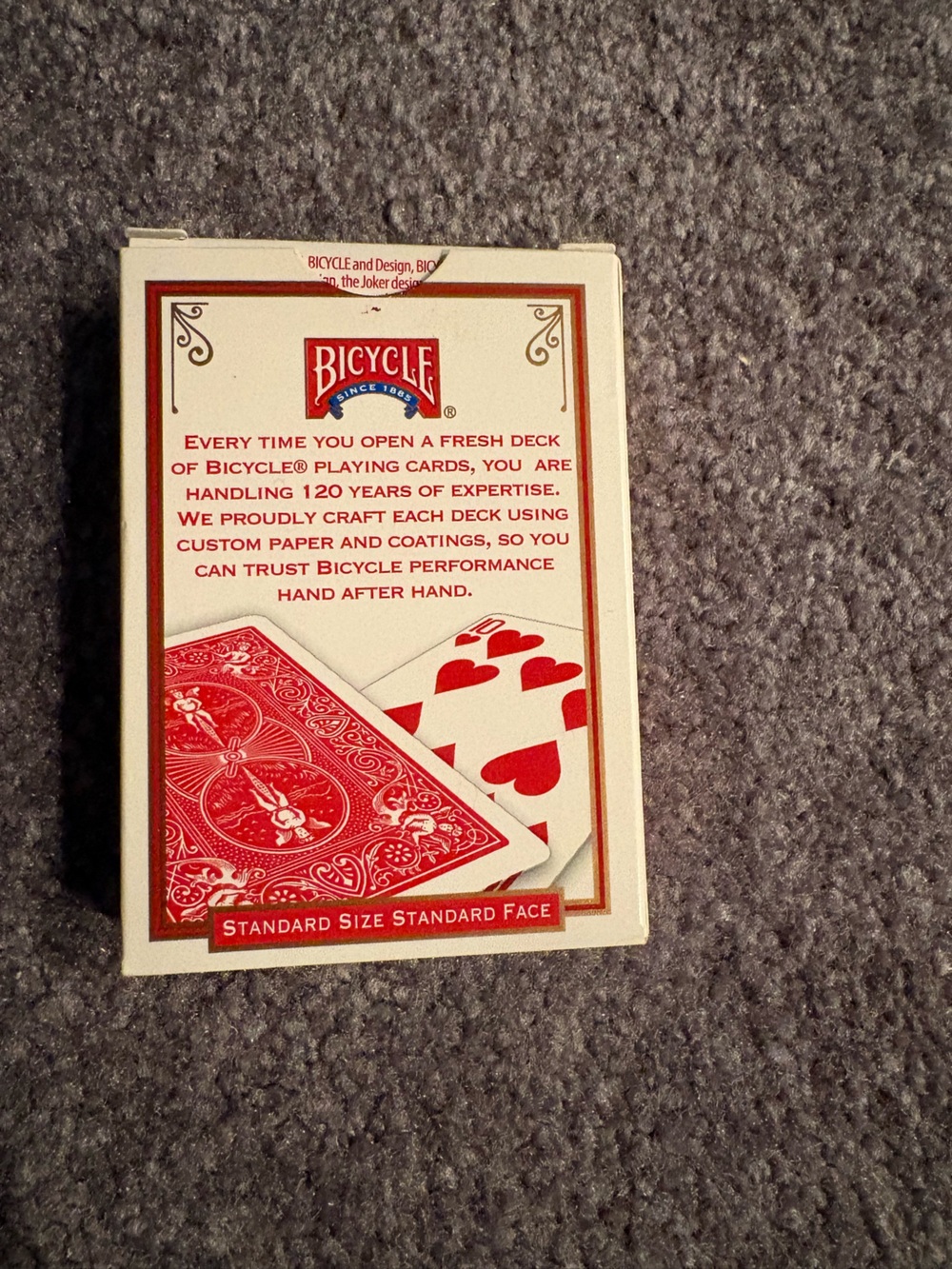 Standard Playing Cards - Red - Picture 2 of 2